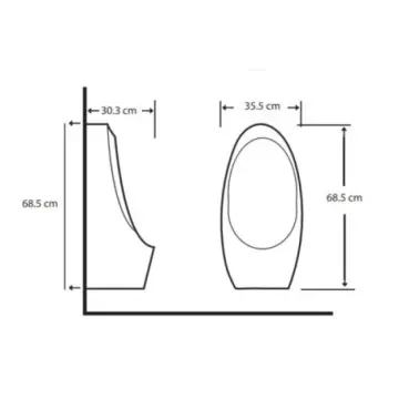 Mingitorio Seco Tendenzza Capizzi Min001 Blanco