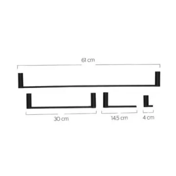 Juego de Accesorios Urrea Lia  1001cl.2 Negro