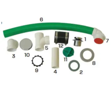 Sistema de Desagüe Flexible Push Coflex Para Tina Pt-101