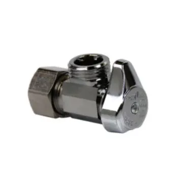 Llave de Control Angular de 1/4 de Vuelta Coflex Ip-124p Cromo