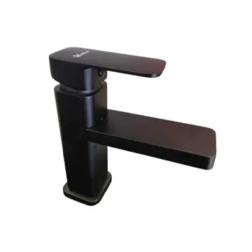 Monomando Lavabo Corto Gm-lma140 Negro Mate