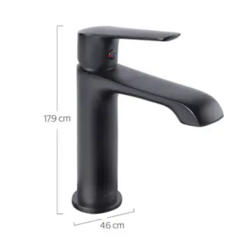 Monomando Lavabo Corto Urrea Lia 100cl.2 Negro