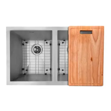 Tarja de submontar de acero inoxidable con contra Ekay EFU-311810ACO9 Satinada