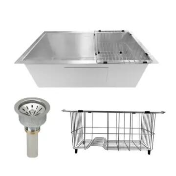 Tarja de submontar de acero inoxidable con contra Elkay Avado EFU-281610ACO9 Satinada