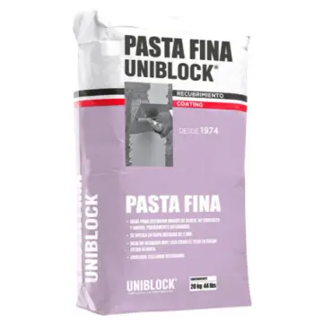 Pasta Fina Uniblock 33997 20kg Blanca