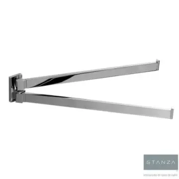 Toallero Barra Doble Kader Stanza 62.6206.21 Cromo