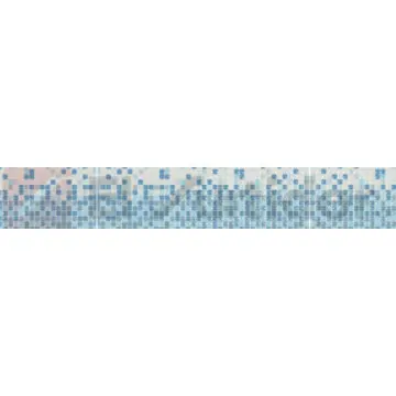 Cenefa Vetro Porcelanite Baño M602883 8x25 Azul