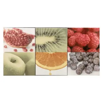 Juego de Decorado Frutas Porcelanite C03 Mix M604979 20x30 (3 Piezas)