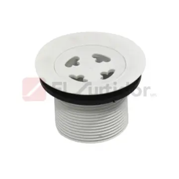 Cartucho Y Contra Para Remplazo en Mingitorio Helvex De-ch Con Sistema de Diafragma Tds Blanco