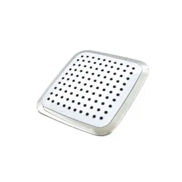 Regadera de Plato Cuadrado Valmain de 20 cm VA 02.201 Cromo