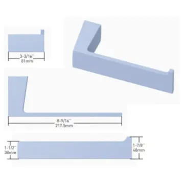 Toallero Corto Moen Medora Yb6886bzg Oro Bronce