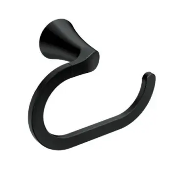 Toallero Argolla Moen Danika2.0 Yb6586bl Negro Mate