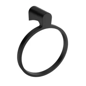Toallero Moen Isabel de Argolla Yb7086bl  Negro Mate