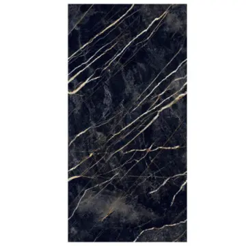 Piso Porcelanato Esmaltado Tendenzza 80x160 cm 2.56 m2 Pp803 Negro Brillante