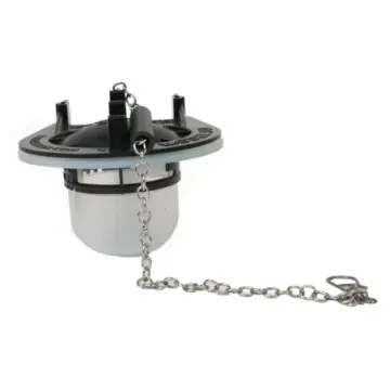 Pera de descarga de 3" de marco rígidoFluidmaster 6401LA Negro