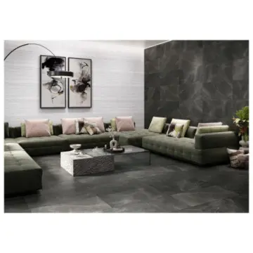 Piso Rectificado Vitromex Soberano Pulido 50x100 cm (2 M2) Nero