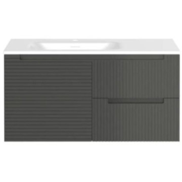 Tocador Con Lavabo 100x50 cm Van1440 Gris London