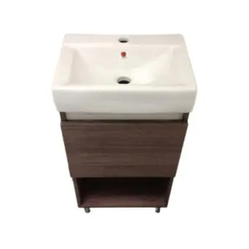 Combo Cato Tocador Rubi Wengue Mas Lavabo Marcela Blanco