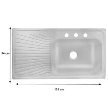 Tarja de Empotrar Eb Técnica Marck Escurridor Izquierdo K-201