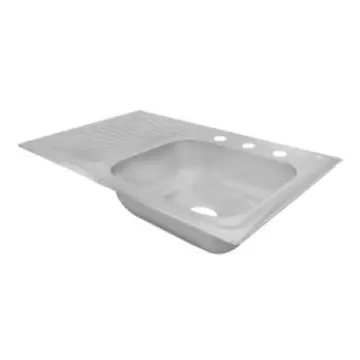 Tarja de Empotrar Eb Técnica  Marck 80x52 cm Escurridor Izquierdo K-101