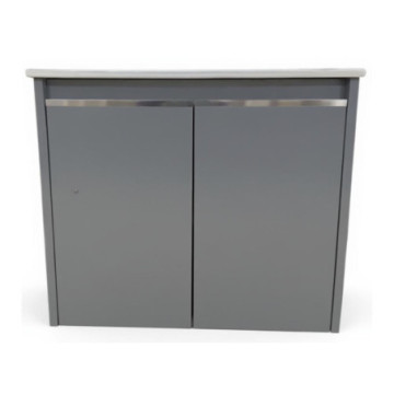 Tocador Esbaño Style 60 Con Lavabo 90348 Gris Brillo