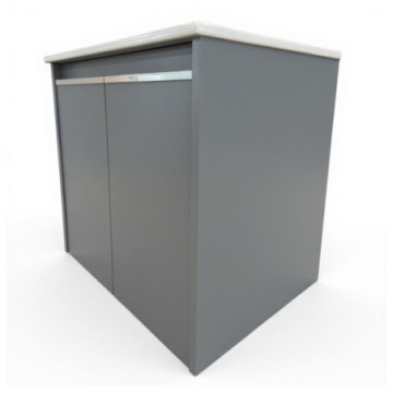 Tocador Esbaño Style 60 Con Lavabo 90348 Gris Brillo