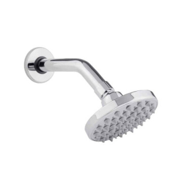 Regadera de Plato Redondo Dica Con Brazo Y Chapetón 4540 Cromo