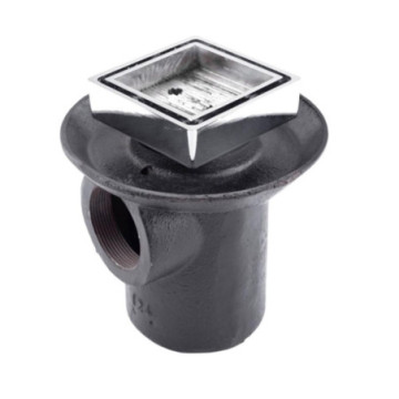 Coladera Urrea de Piso 1 Boca Rejilla Cuadrada 124rci