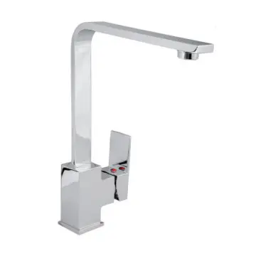 Monomando de Fregadero Ecológico Con Cubierta Dica 4087 Cromo