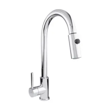 Monomando Ecológico Con Nariz Retráctil Y Giratoria 360° Para Fregadero Dica 4088 Cromo