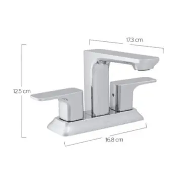 Mezcladora Urrea Para Lavabo TJ Mcl1 Cromo
