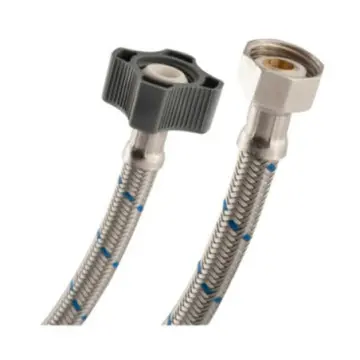 Manguera Flexible Para Lavabo 1/2x1/2x40  Lalp-40 Acero Inoxidable