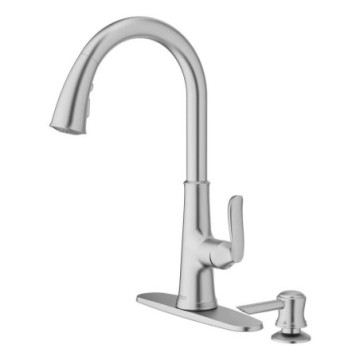 Monomando Para Fregadero Con Dispensador American Standard Northporth 7035300mx.002 Cromo