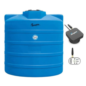 Cisterna Básica de 10,000l Con Sensor de Nivel Sin Equipo Rotoplas 510214 Azul