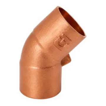 Codo Urrea 38x45 706-45 Cobre