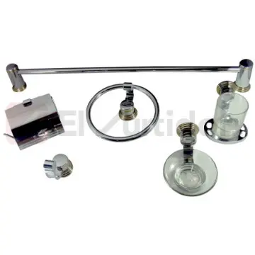 Juego de accesorios de 4 piezas Urrea Lia 101CL Cromo