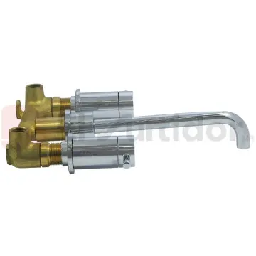 Mezcladora Lavabo Pared Serin Cromo 2064451mx002