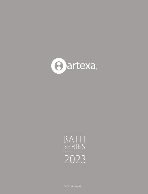 Catálogo Artexa 2023 Bath Series