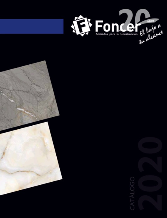 Catálogo Foncer 2020 Acabados para la construcción