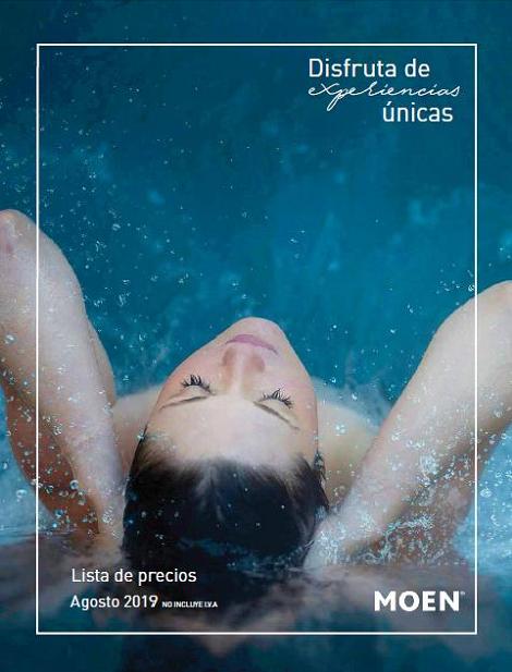 Catálogo Moen 2019 Lista de precios Agosto