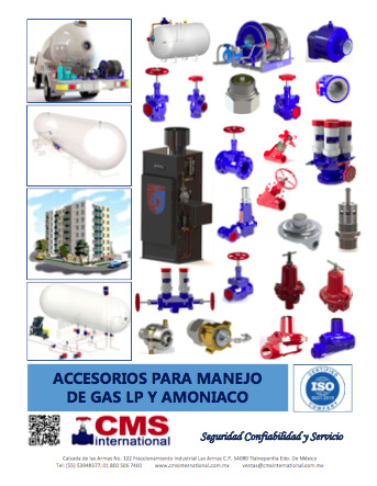 Catálogo CMS Internacional 2023 Accesorios Manejo De Gas LP y Amoniaco