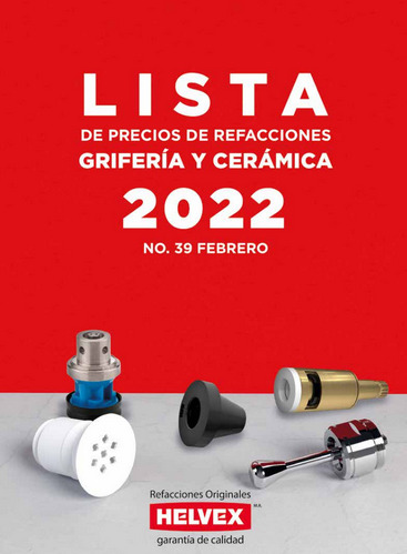 Catálogo Helvex Refacciones 2022