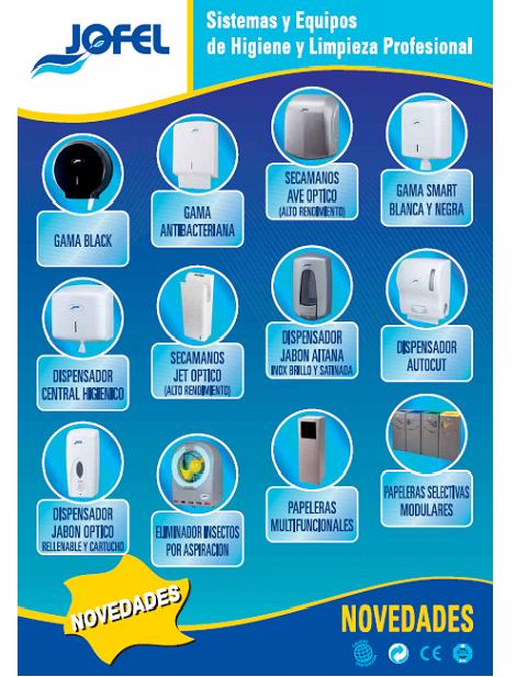 Catálogo Jofel 2016 Novedades Sistema y Equipos de Higiene y Limpieza Profesional N.06