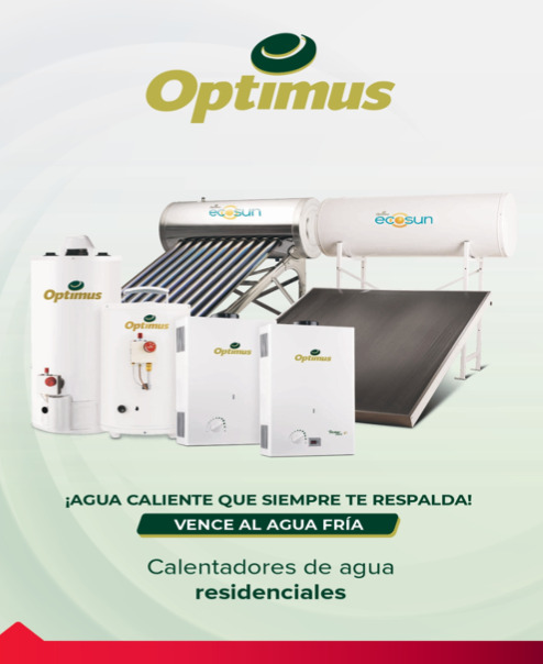 Catálogo Optimus 2023 Calentadores de Agua Residenciales