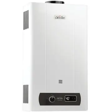 Calentador Para Agua Instantaneo Calorex Coxdpi-13 B Para Gas Natural 50301100082 Blanco