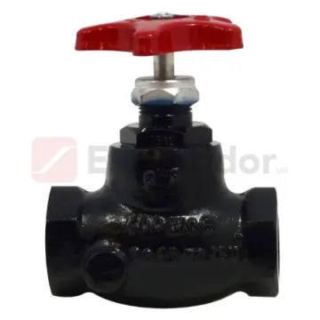 Válvula de Globo Cms International 4300 de 13 Negro