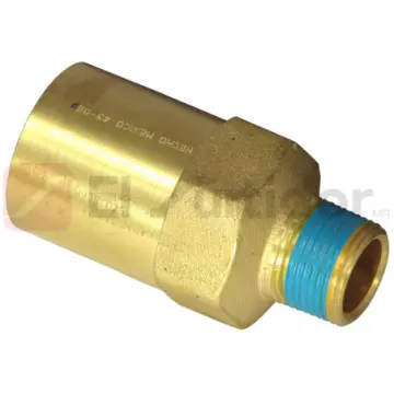 Válvula de Seguridad Iusa Tipo Externo Para Tanque de Almacenamiento de Gas L.p. V-2007 Bronce