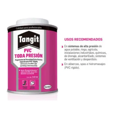Cemento Toda Presión 240 ml Tangit 1659691 Transparent.