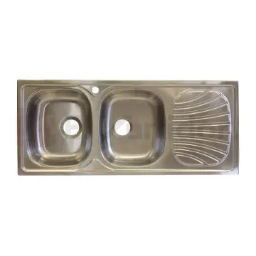 Tarja de Empotrar Tramontina 116x50 Doble 93881/615 Acero Inoxidable