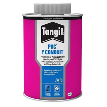 Cemento Sanitario Para Pvc Y Conduit 475ml Tangit 1659212 Transparente